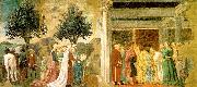 Piero della Francesca Adoration of the Holy Wood and the Meeting of Solomon and the Queen of Sheba oil painting artist